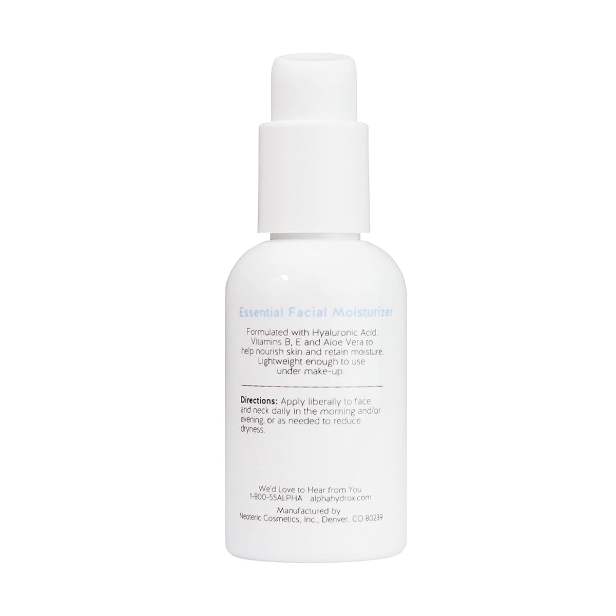Alpha Skin Care Hidratante facial esencial con ácido hialurónico |...