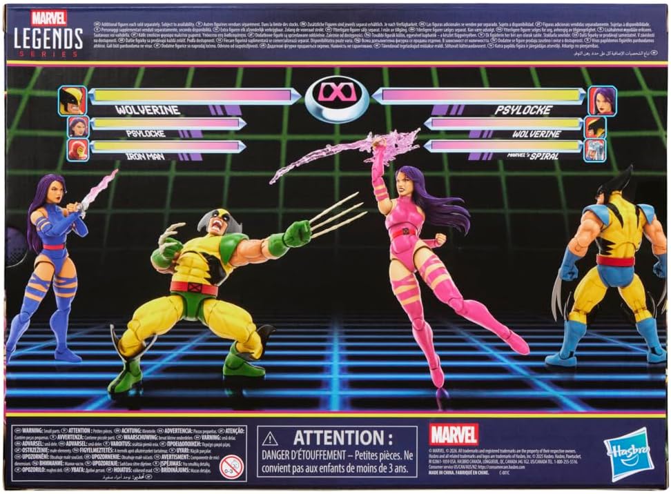 Marvel Serie Leyendas Wolverine vs Psylocke