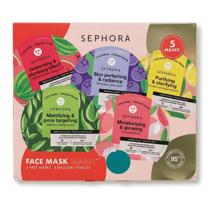 SEPHORA Colección de mascarillas mágicas \u2013 5 mascarillas hidra...