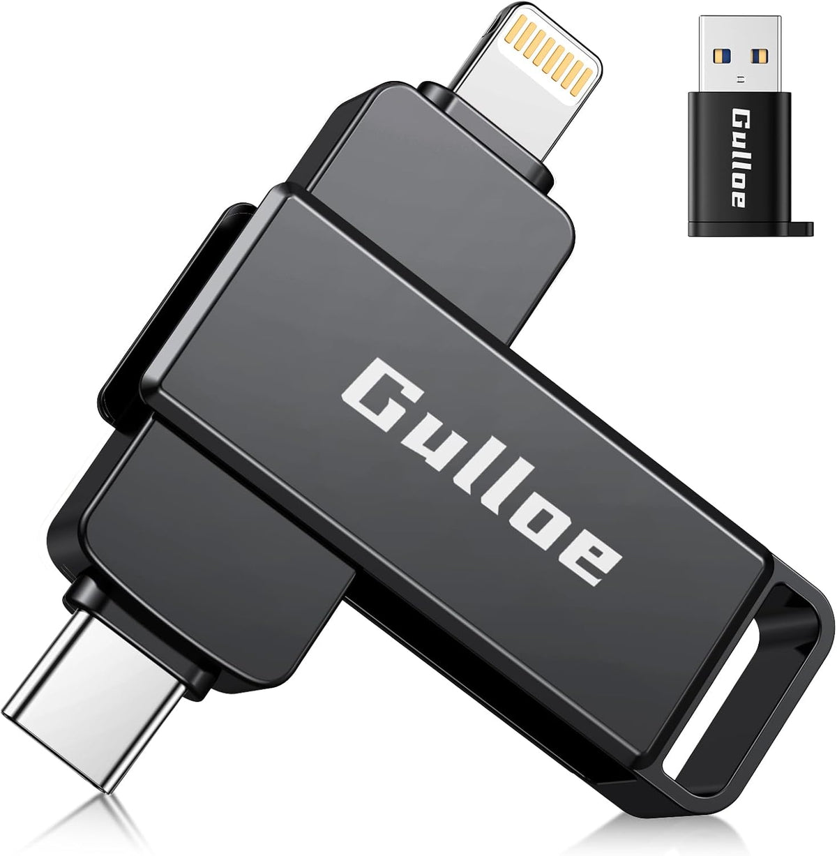 Gulloe Unidad flash de 256 GB diseñada para iPhone, almacenamiento...