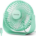 Gaiatop Ventilador de escritorio USB, ventilador de mesa personal p...