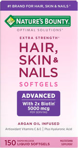 Nature's Bounty Cabello, Piel y Uñas Avanzado, Suplemento Vitam...