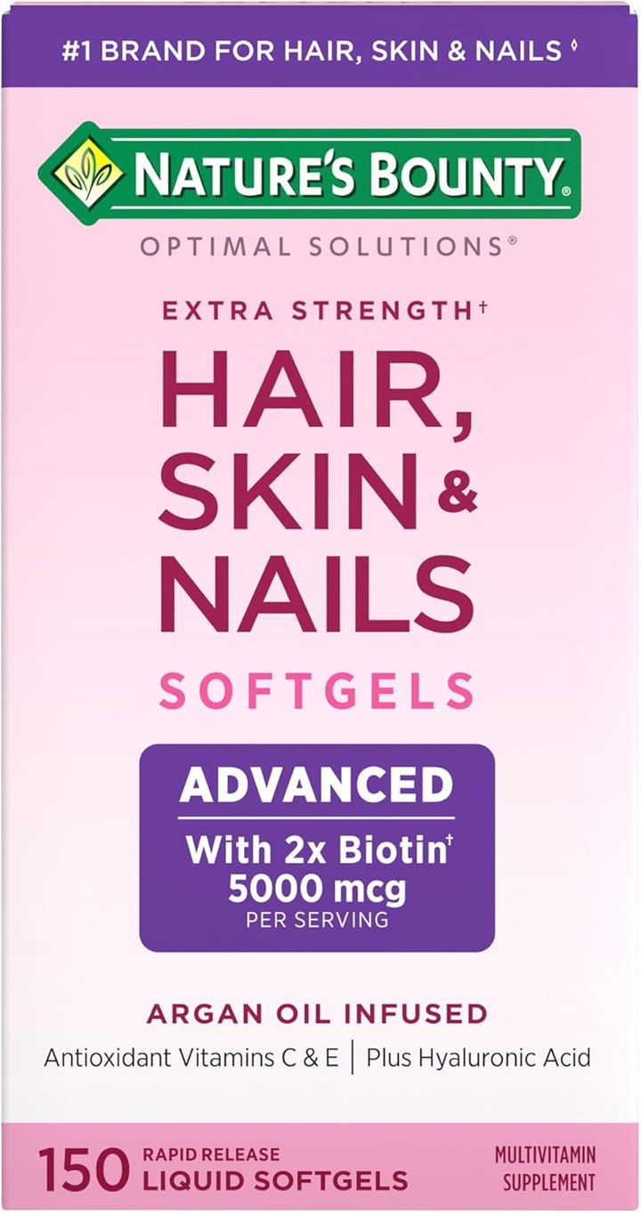Nature's Bounty Cabello, Piel y Uñas Avanzado, Suplemento Vitam...