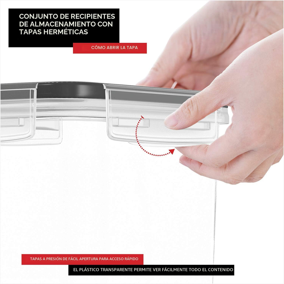 DWËLLZA KITCHEN Juego de 4 recipientes de almacenamiento de harina y azúcar, recipientes herméticos de plástico de 3.6 L con tapas para organización y almacenamiento de despensa de cocina