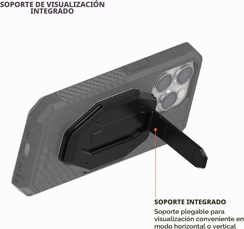 Rokform Funda de cristal para iPhone 17 Pro Max + cartera magnética Fuzion