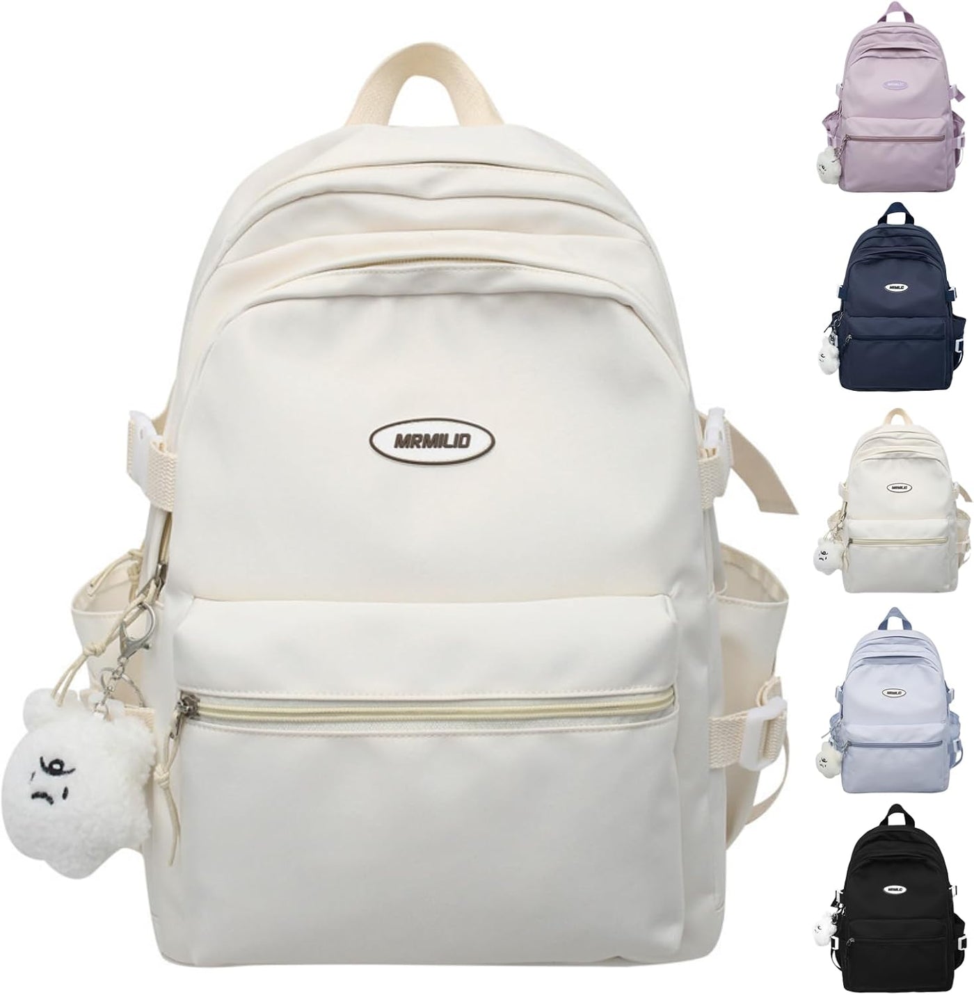 VTTDB Mochila Kawaii con bonitos accesorios estéticos, estilo casua...