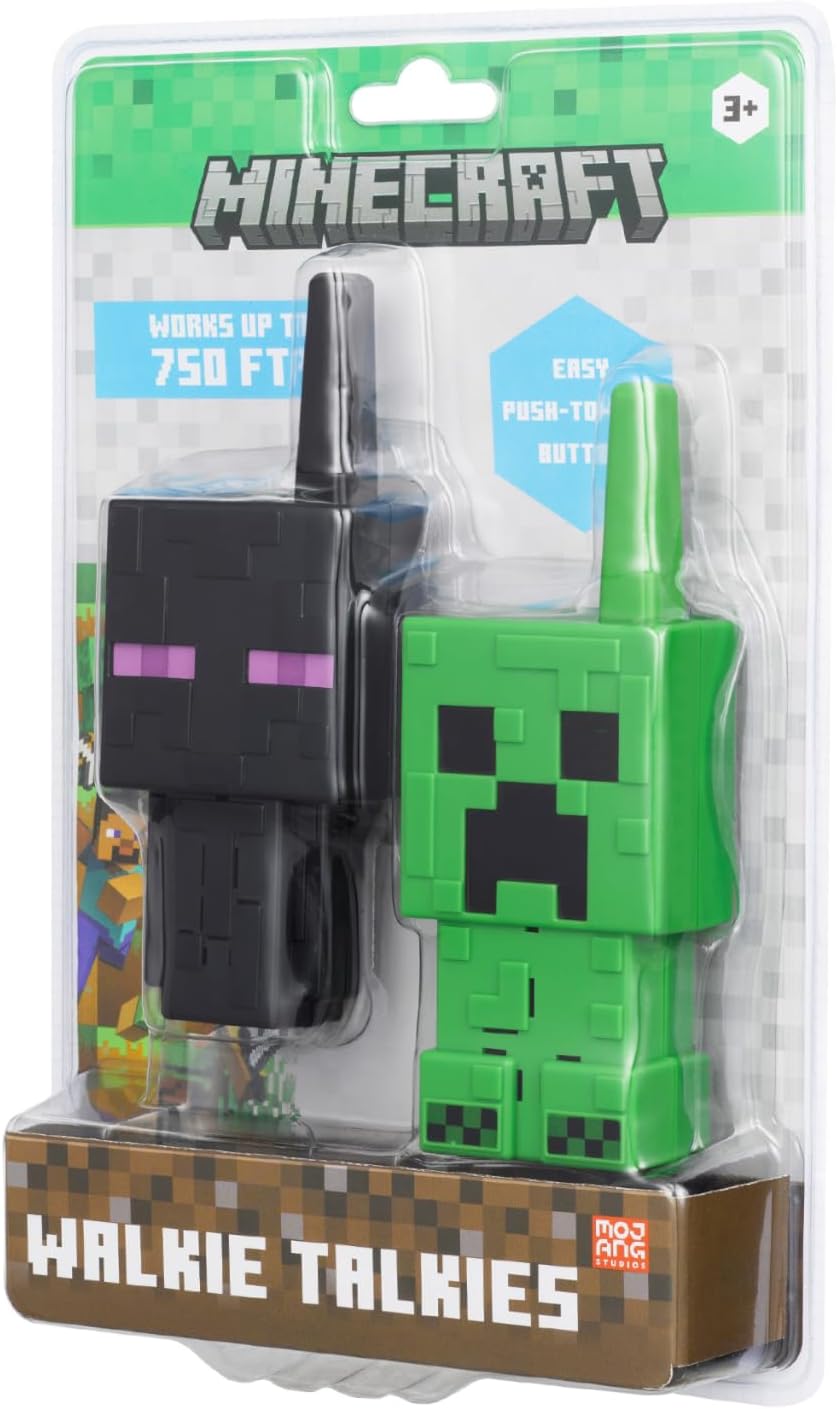 eKids Walkie Talkies de Minecraft para niños juguetes para