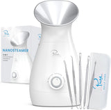 Pure Daily Care NanoSteamer - Vaporizador facial nano iónico grande...