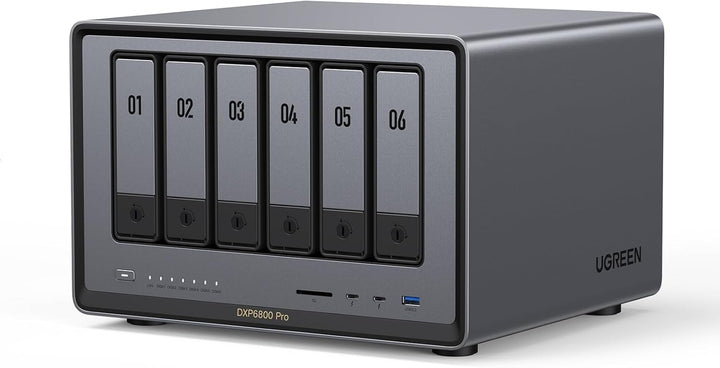 UGREEN NAS DXP6800 Pro NAS de escritorio de 6 bahías, CPU Intel i5...