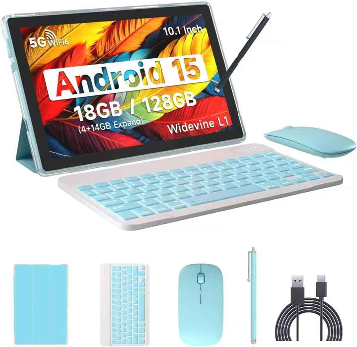 IWEGGO Tablet Android 15, 10 pulgadas 18GB RAM+128GB ROM\/2TB expan...