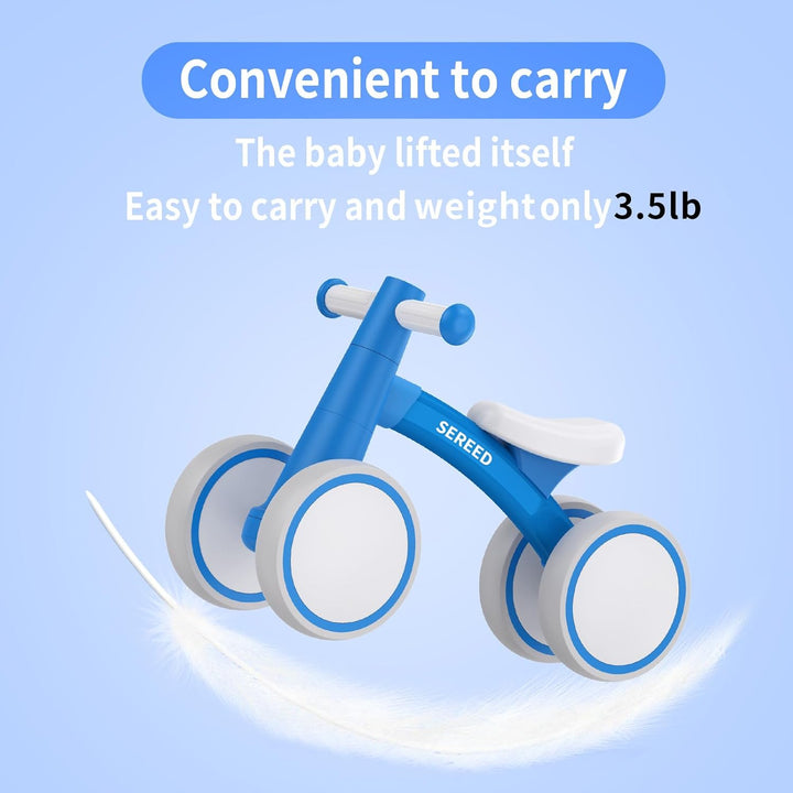 SEREED - Bicicleta de equilibrio para bebés de 1 año, niños