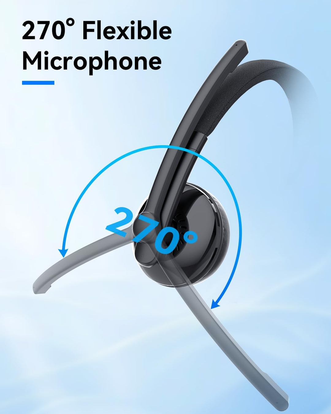EMEET Auriculares con cable HS50 con micrófono auriculares