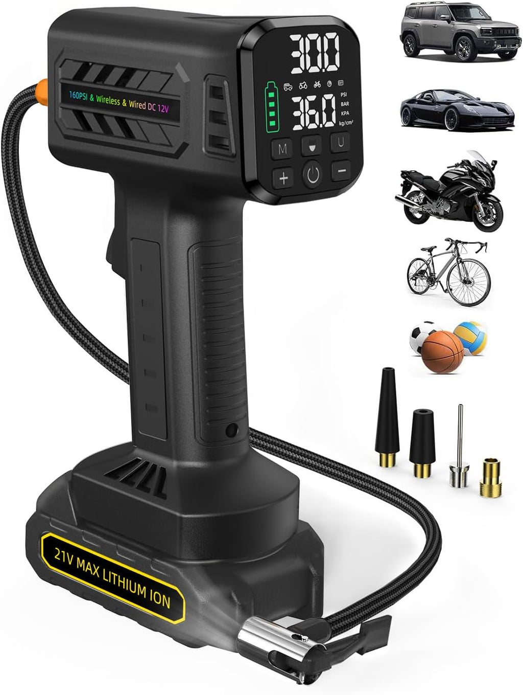 Inflador de neumáticos Compresor de aire portátil para automóviles