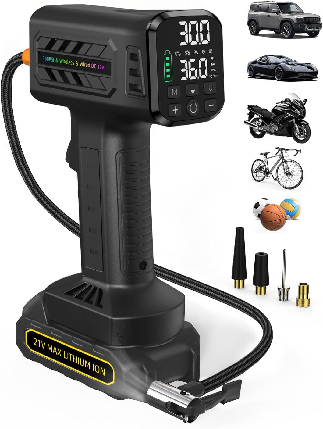 Inflador de neumáticos Compresor de aire portátil para automóviles