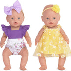 Sweet Dolly Accesorios para muñecas de bebé, 5 juegos de ropa