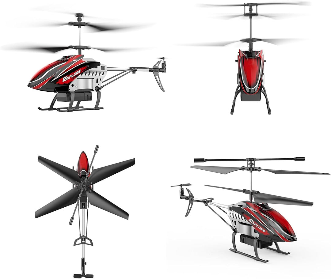 BUSSGO Helicóptero RC, helicóptero de control remoto para niños con...