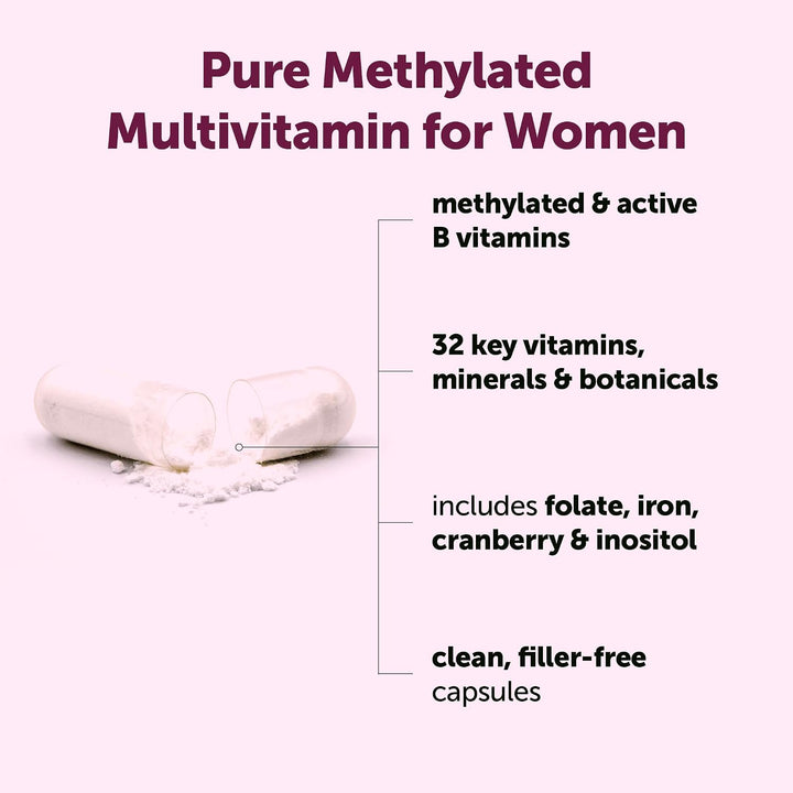Micro Ingredients Cápsulas puras de multivitaminas metilatedas para...