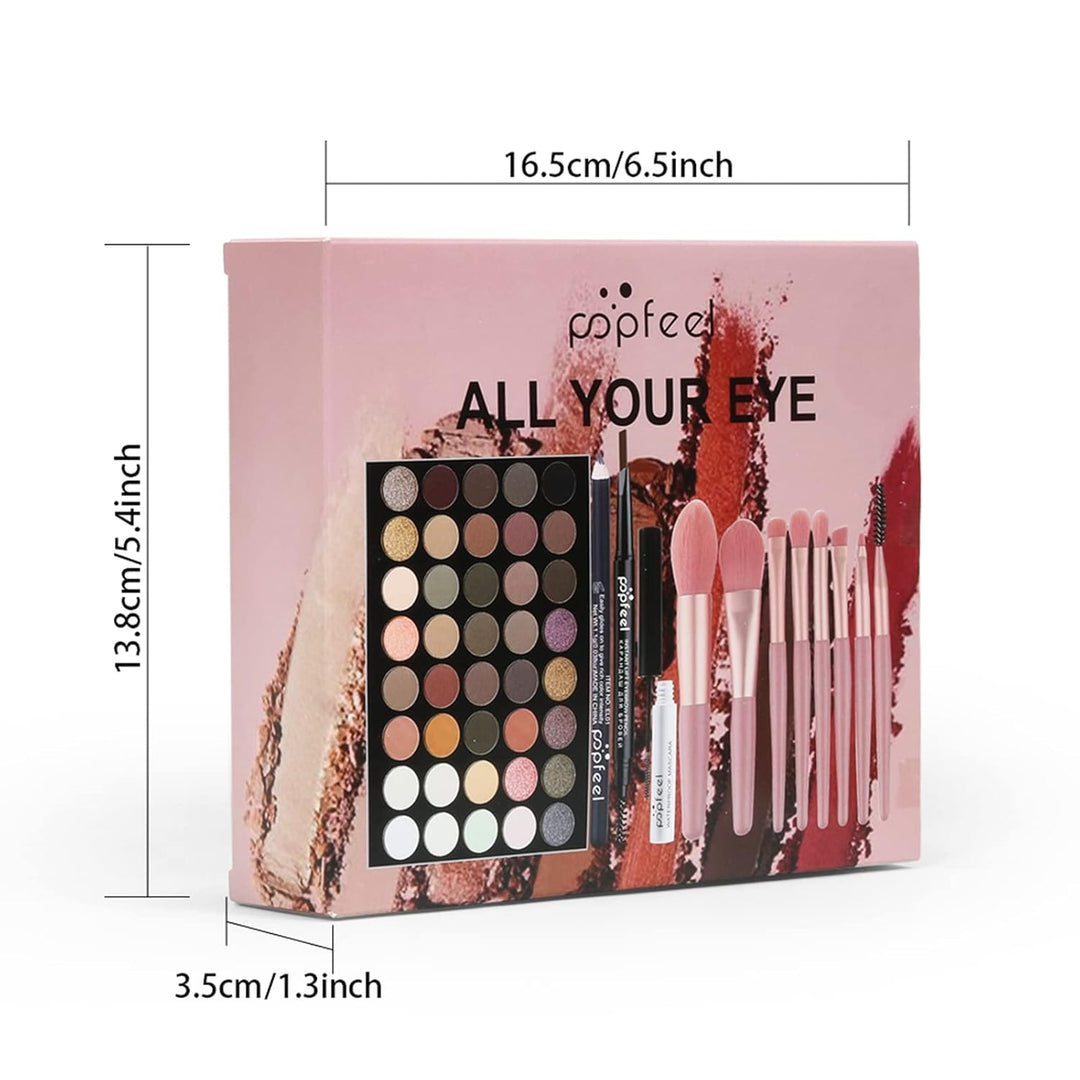 Pure Vie Juego de maquillaje todo en uno para regalo navideño, paqu...