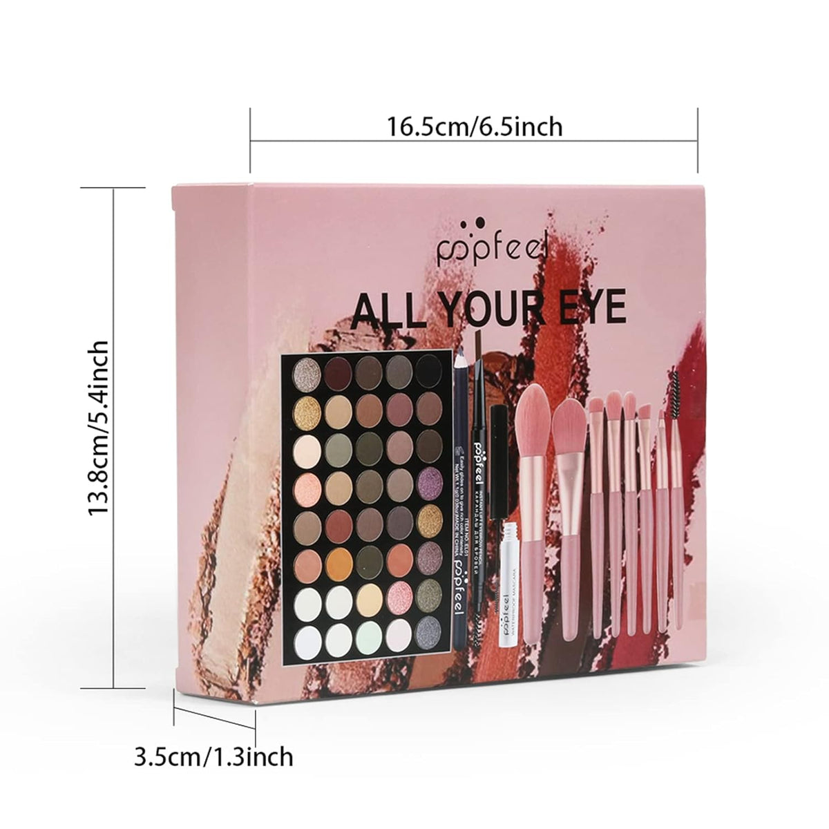 Pure Vie Juego de maquillaje todo en uno para regalo navideño, paqu...