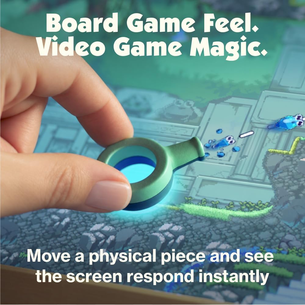 Board 24" Tabletop Game Console, 7 Games + Physical Pieces Included