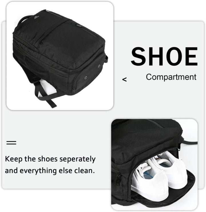 MATEIN - Mochila extra grande de 45L para viajes con laptop, mochil...