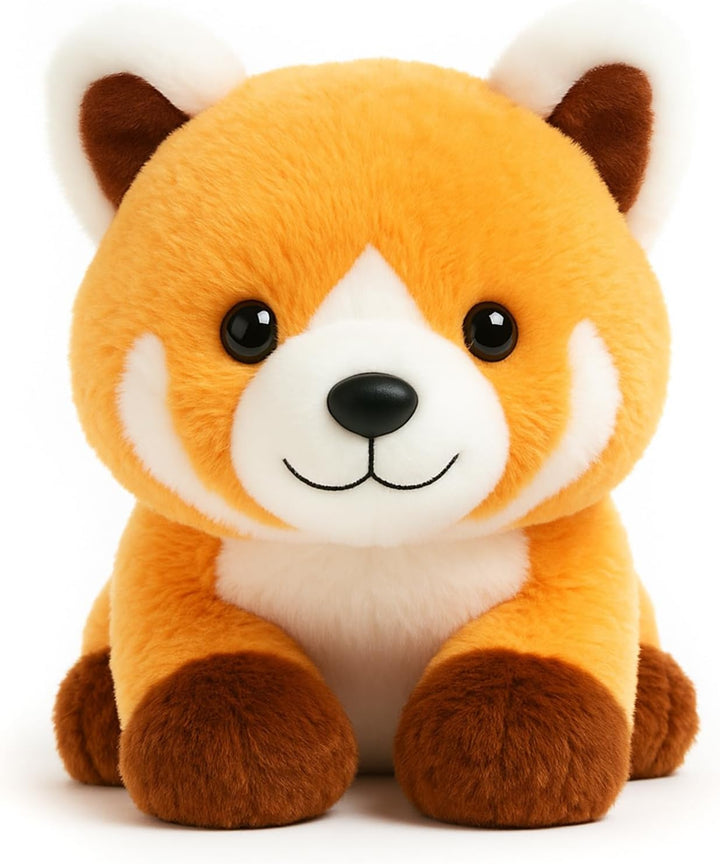 WEIGEDU Peluches de panda rojo, juguetes de peluche de panda rojo p...