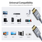 Cable HDMI 4K de 40 pies, cable HDMI a HDMI largo de alta