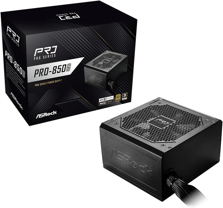 Fuente de alimentación ASRock PRO 850G - 850W 80 Plus Gold certific...