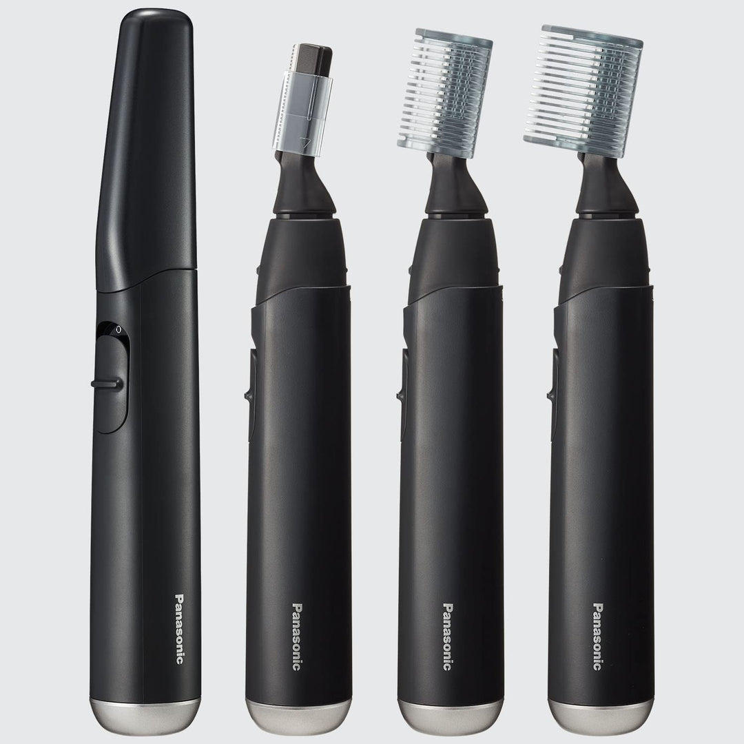 Recortador de vello facial Panasonic para piel sensible, detalle un...