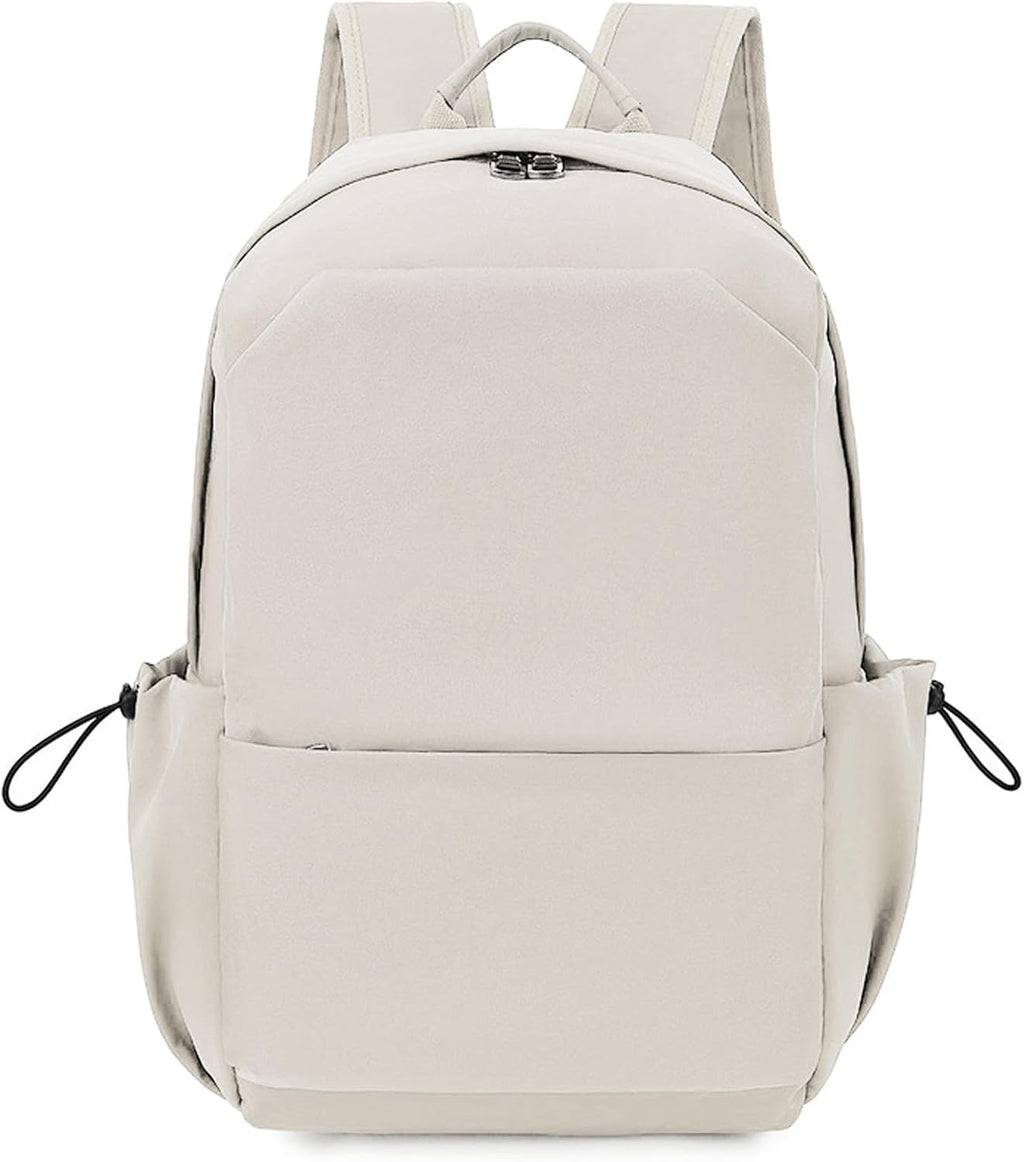 NEOREAL - Mochila para laptop para trabajo, universidad, viajes, Beige