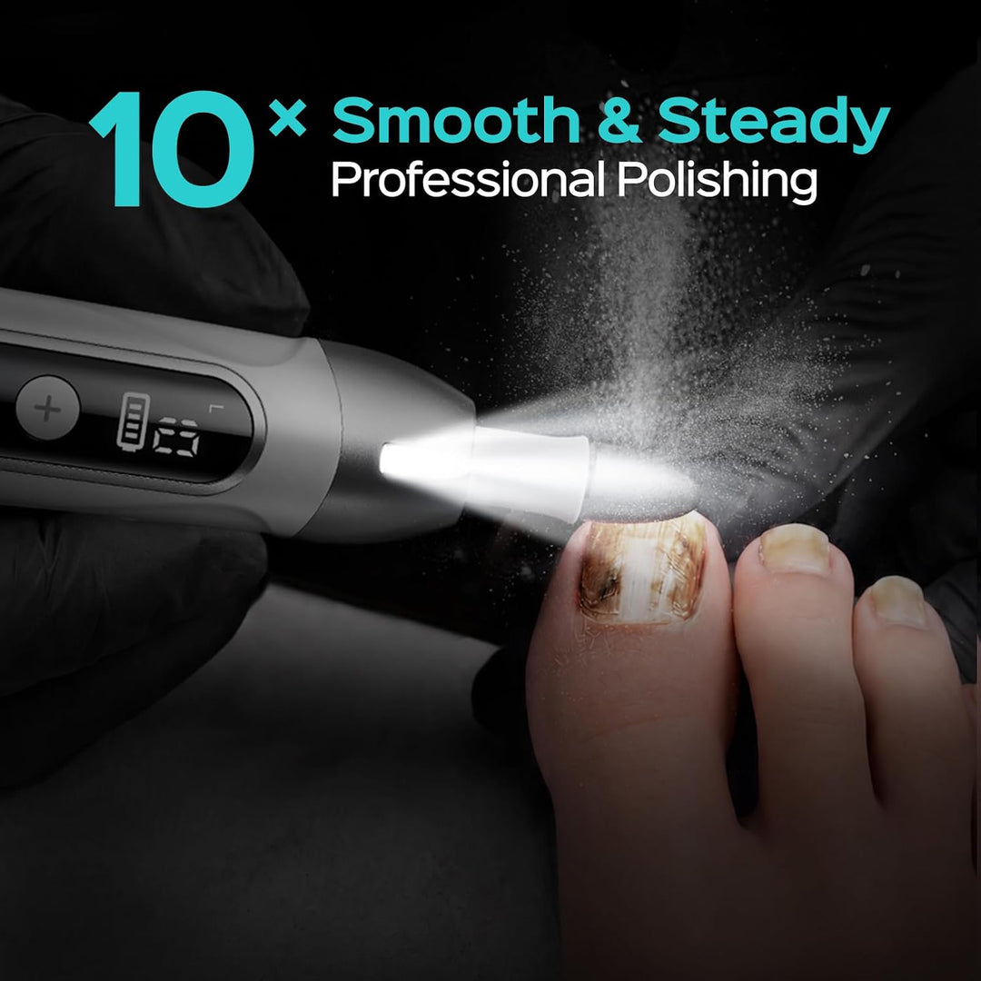 COSLUS C60 Kit de manicura profesional de pedicura: lima de uñas el...