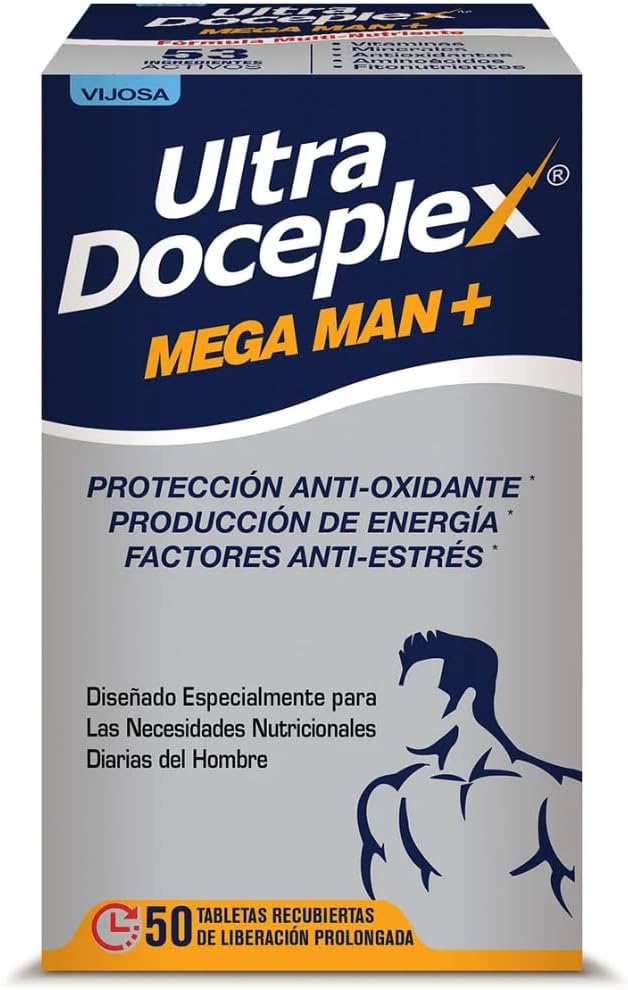 VIJOSA Ultra Doceplex Mega Man+ y Mega Woman+ - Antioxidante, impul...