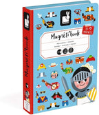 Janod - MagnetiBook - Juego de disfraces magnéticos para niños de 45 piezas - Entretenimiento de viaje - Fomenta el juego imaginativo - Aumenta la creatividad y la confianza - Mejora las habilidades
