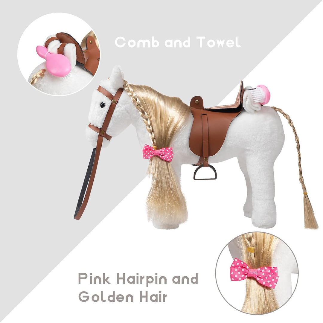 HollyHOME Caballo de Peluche, Juguete de Peluche Bonito, Juguetes d...