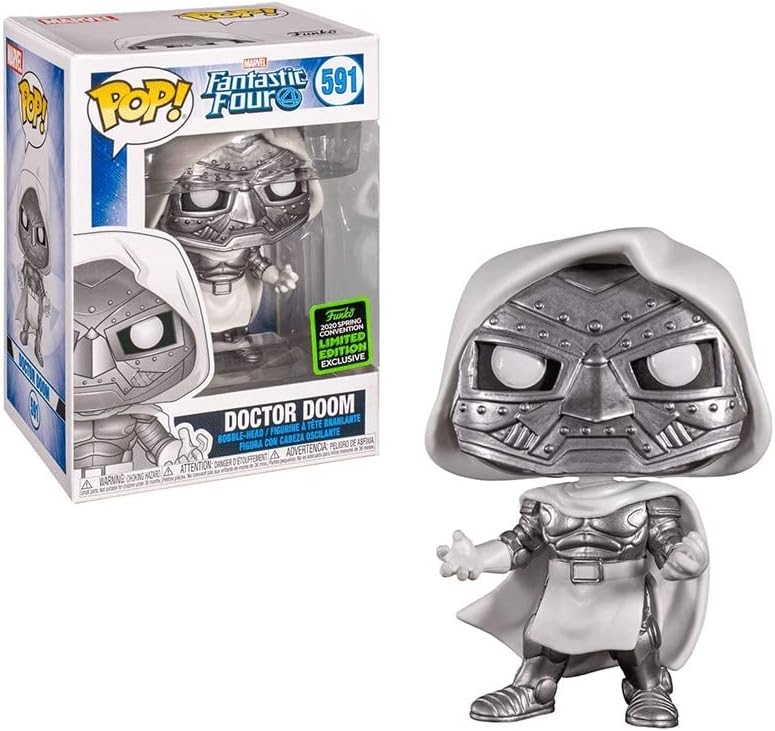 Funko POP 591 - Doctor Doom - Fantastic Four (Edición Limitada de Funside-GA) Edición Limitada Primavera 2020