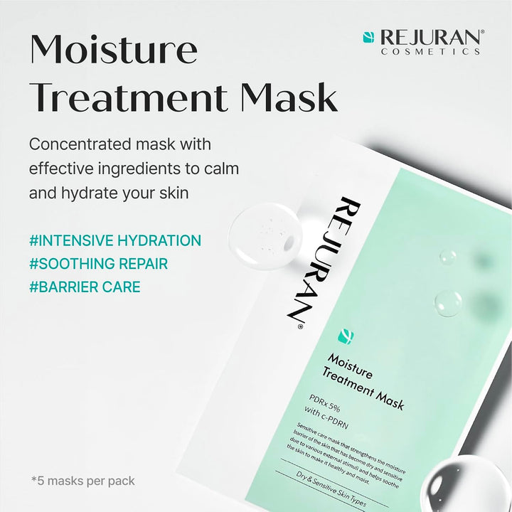 REJURAN® c-PDRN® - Mascarilla facial hidratante para tratamiento de...