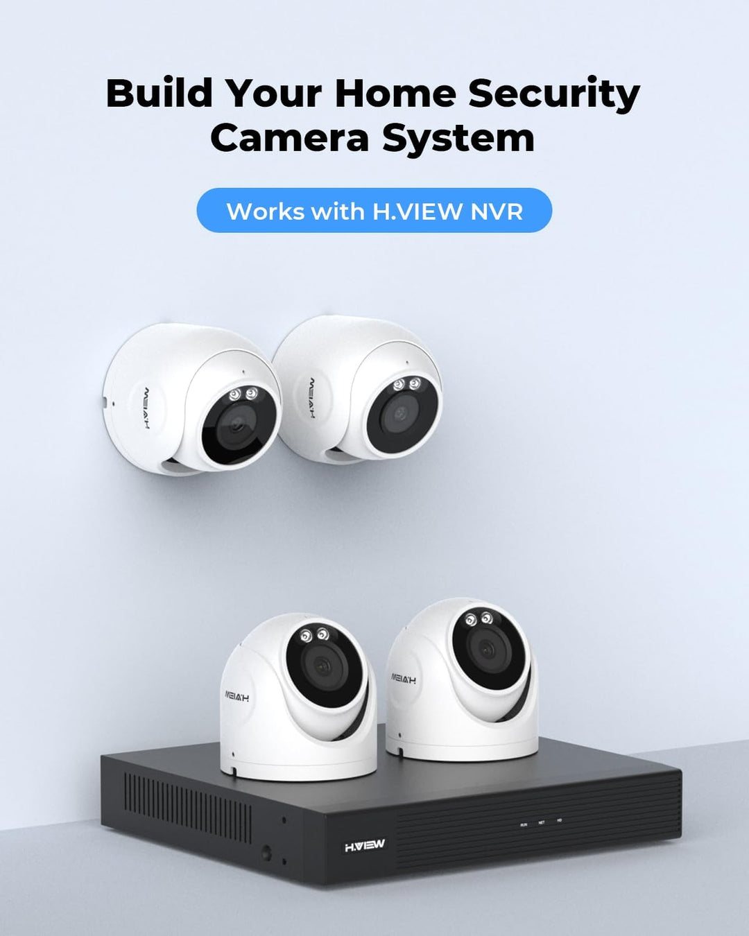 H.VIEW UltraHD 4K (8MP) Cámara PoE de seguridad IP para exteriores,...