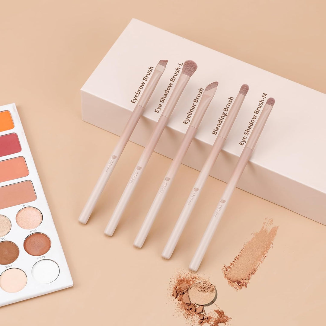 DUcare Juego de 14 brochas de maquillaje para regalo, 12 brochas de...