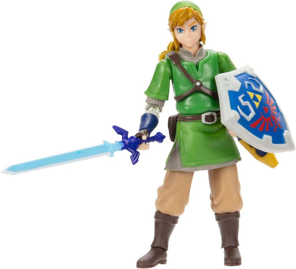 Nintendo Legend de Zelda: Skyward Sword 4 Inch Action Link Figure con Sword y Shield