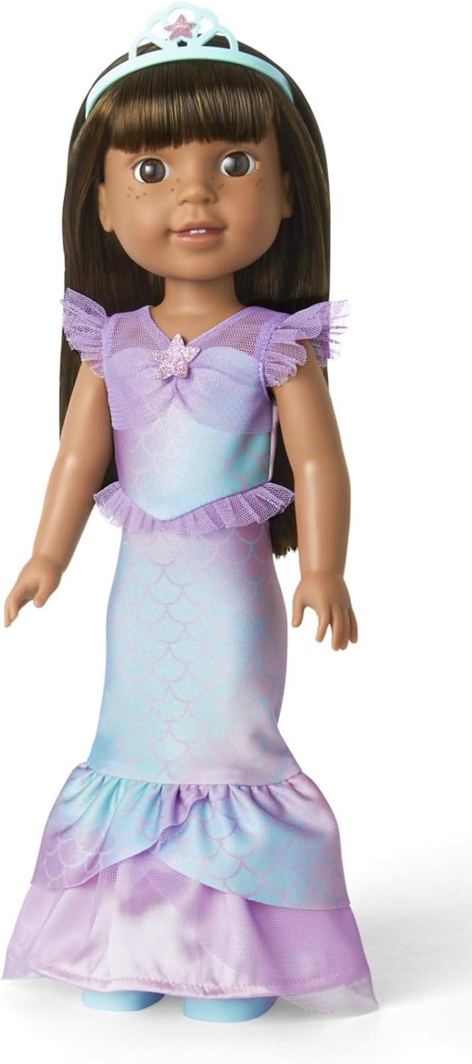 American Girl WellieWishers - Disfraz de sirena brillante 2 en 1 de...