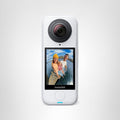 Insta360 X4 Air - Cámara 360 de 8K ligera de 165g, Blanco ártico, Paquete estándar