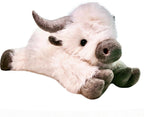 uoozii Animales de peluche con peso de vaca de las tierras altas de...