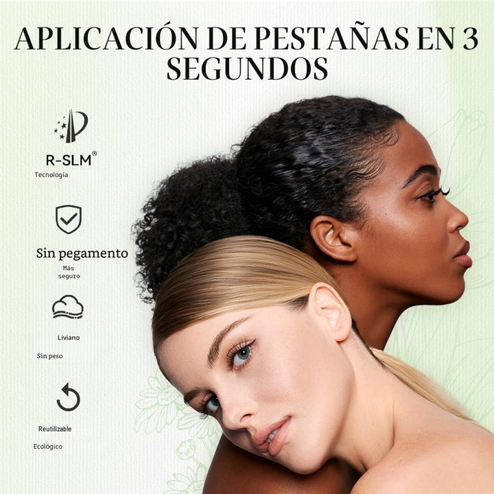 WOSADO Juego de pestañas magnéticas suaves con aplicador, [Tulip] 2...