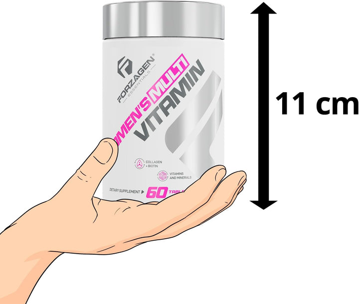 Forzagen Essentials - Multivitaminas con colágeno y biotina para mu...