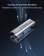 BrosTrend Adaptador USB C a Ethernet de 5 Gb para Windows, MacOS iOS, Plug