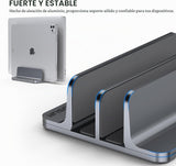 YICOSUN Soporte vertical de aluminio de doble ranura para computado...