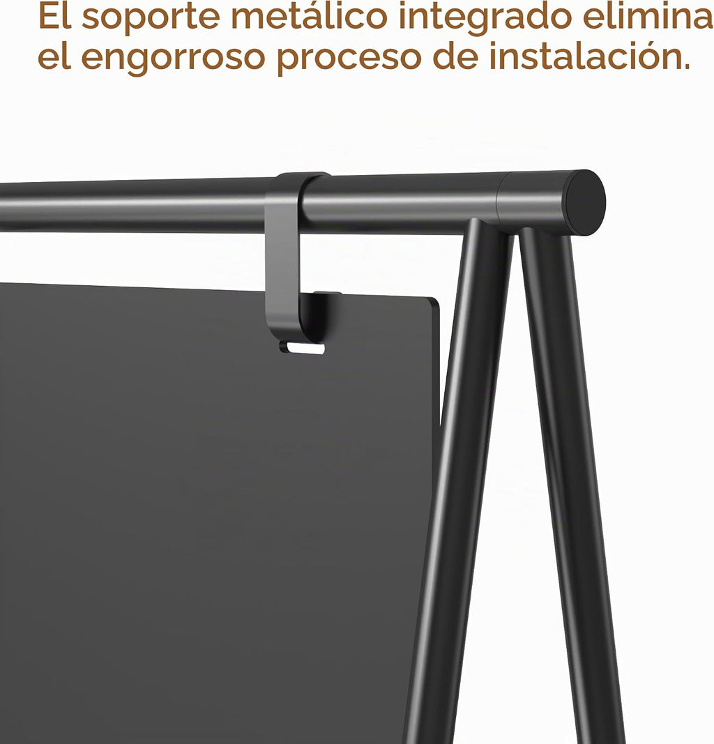 SELEAD Pizarrón metálico en A-Frame Sin montaje, 21"x44” Cartel de sándwich
