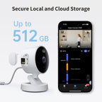 Aqara G100, cámara de seguridad para interiores y exteriores 2K, vi...