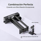 Longer Grabador láser nuevo rodillo rotativo, eje Y rotación de 360°, compatible con otras marcas de grabador, un buen socio para máquinas de grabado láser