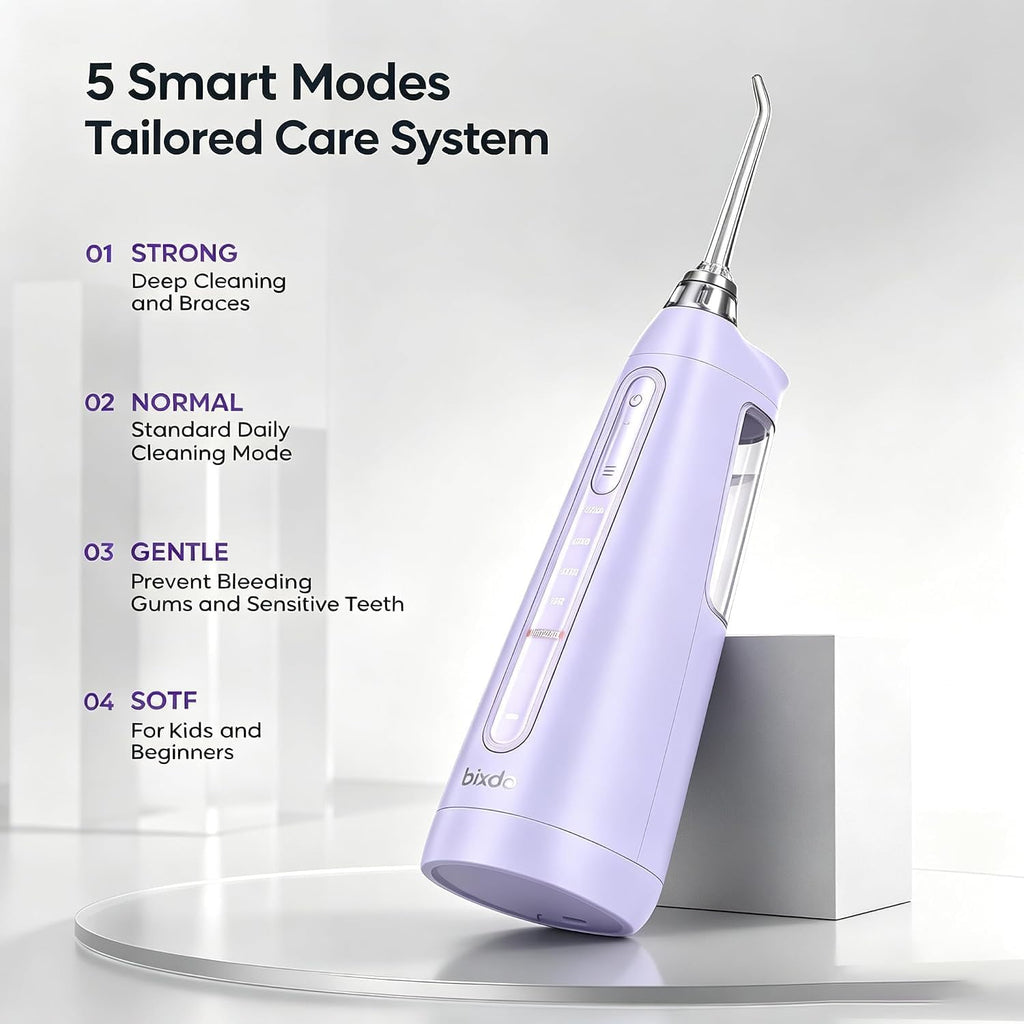 Flosser PRO, irrigador dental portátil y con tirantes